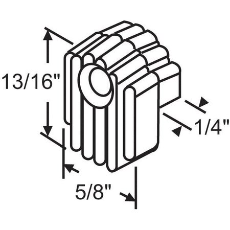 STRYBUC Ribbed Mirror Clip Set 900-9137A